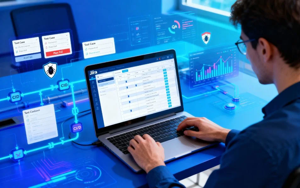 Správa testovania v Jira s použitím nástroja Zephyr a vizualizáciou testovacích prípadov